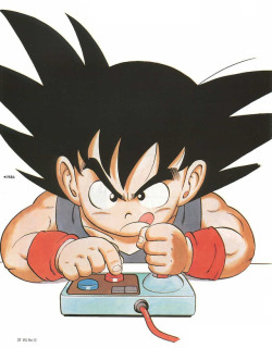 animenostalgia:Dragon Ball art by Akira Toriyama (1986)