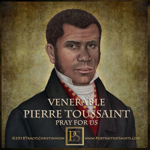 portraitsofsaints:Happy Feast DayVenerable Pierre Toussaint1766-1853Feast Day: May 28Venerable Pierr