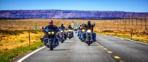 &ldquo;High Desert Riders&rdquo;Navajo Bikers enjoy a ride on the high deserts of Diné