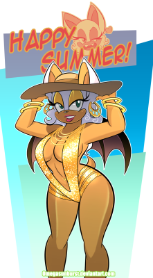 omegasunburst:The true summer Rouge thing I was working on