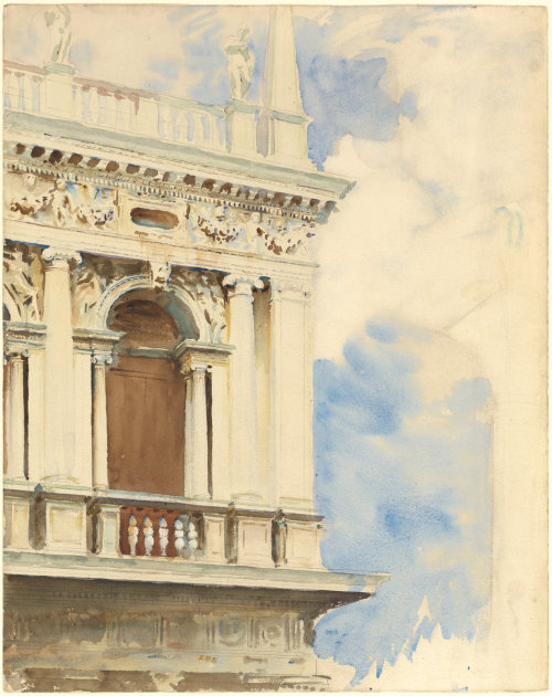 A Corner of the Library in Venice, by John Singer Sargent, National Gallery of Art, Washington.