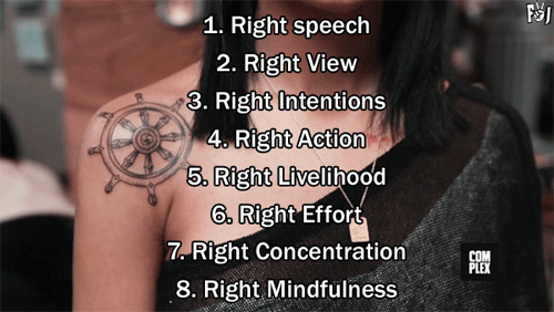 fuckyeahjhene:  Eightfold Path 