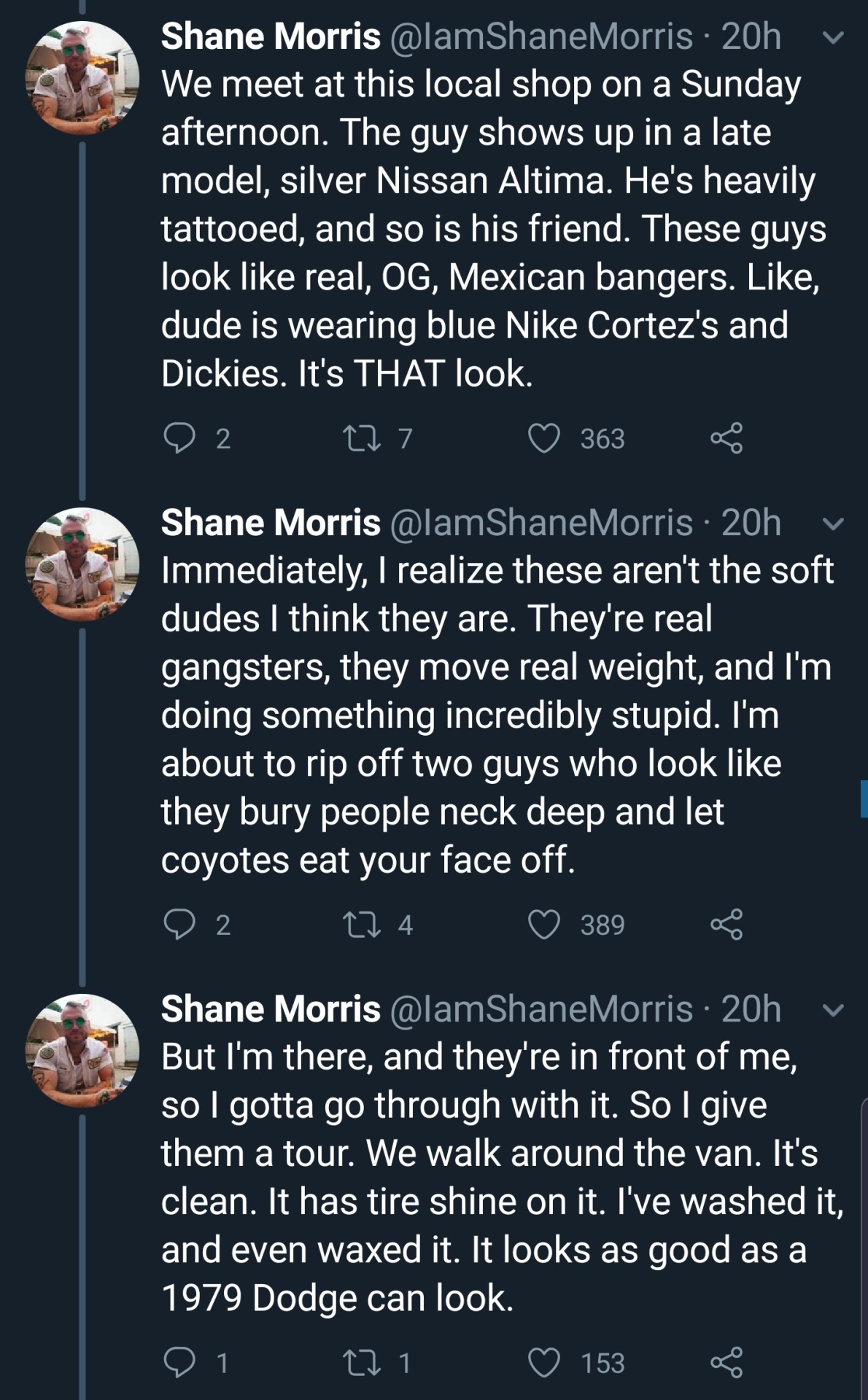 johnbrowndidnothingwrong:  lala-the-rebel:  catchymemes:    Holy fuck-  https://medium.com/@IamShaneMorris/i-lied-i-made-the-whole-thing-up-now-im-in-huge-trouble-e59da5831105