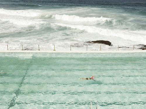 avdunstar:Josef Hoflehner1- Bondi Baths (Sydney, Australia, 2011).2- Playa Azul (Cuba, 2012).3- Waik
