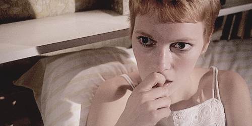 beauvelvet:  Rosemary’s Baby, 1968. I dreamed someone was raping me. I think it