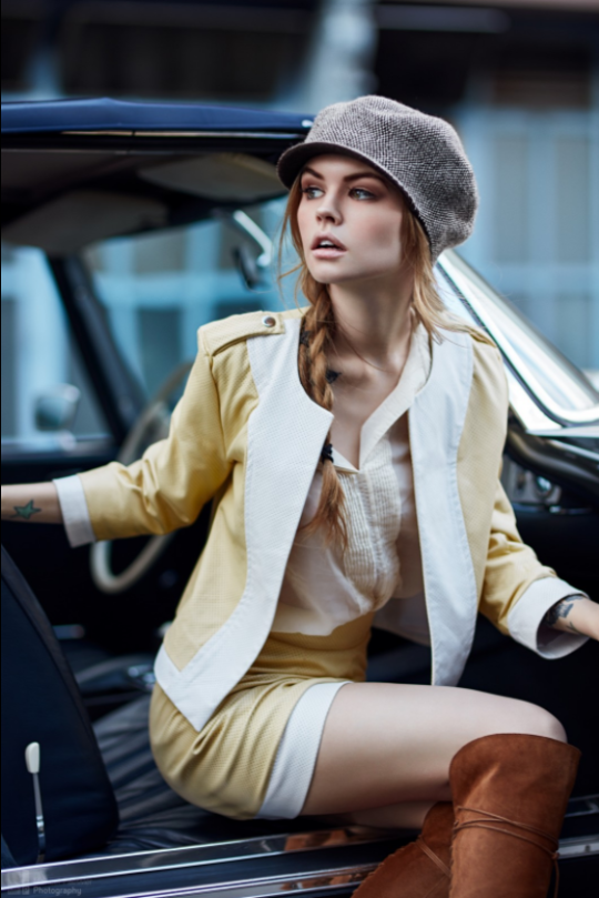 Automotive Glamour — Anastasia Scheglova by Manuel Faessler