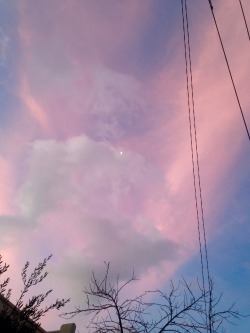 epicspyrofan:  this was one of the most beautiful skies i’ve seen all year 