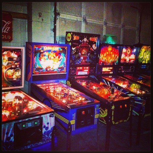 Another shot of old TARG at Main/Greenfield - check out this sweet lineup of games including FUTURE 