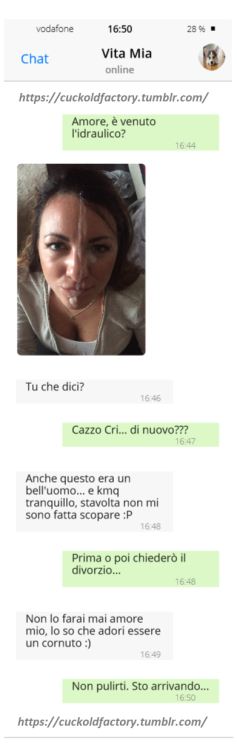 Corna su WhatsApp: Micacce.Le Donne sono più intelligenti degli uomini&hellip; quindi inutile far fi