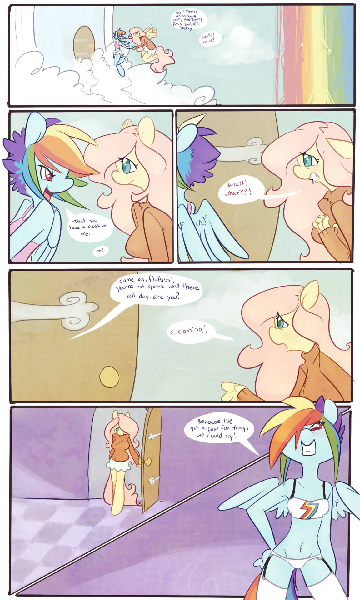 mikedk728:  flutterdash comic request by: boostter hope you like!!  So hot, yet