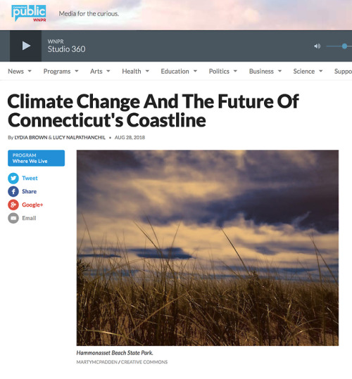 A group of practitioners, government officials were Interviewed as part of a larger discussion about flooding and climate change concerns. The group included:
• Ryan Hanrahan - Chief Meteorologist at NBC Connecticut; his blog is called On Ryan’s...