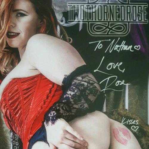 You can order your own signed and kissed posters from twothornedrose.com/posters ! There&rsquo;s a l