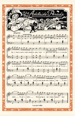I have the sheet music for Adelaide Parade,