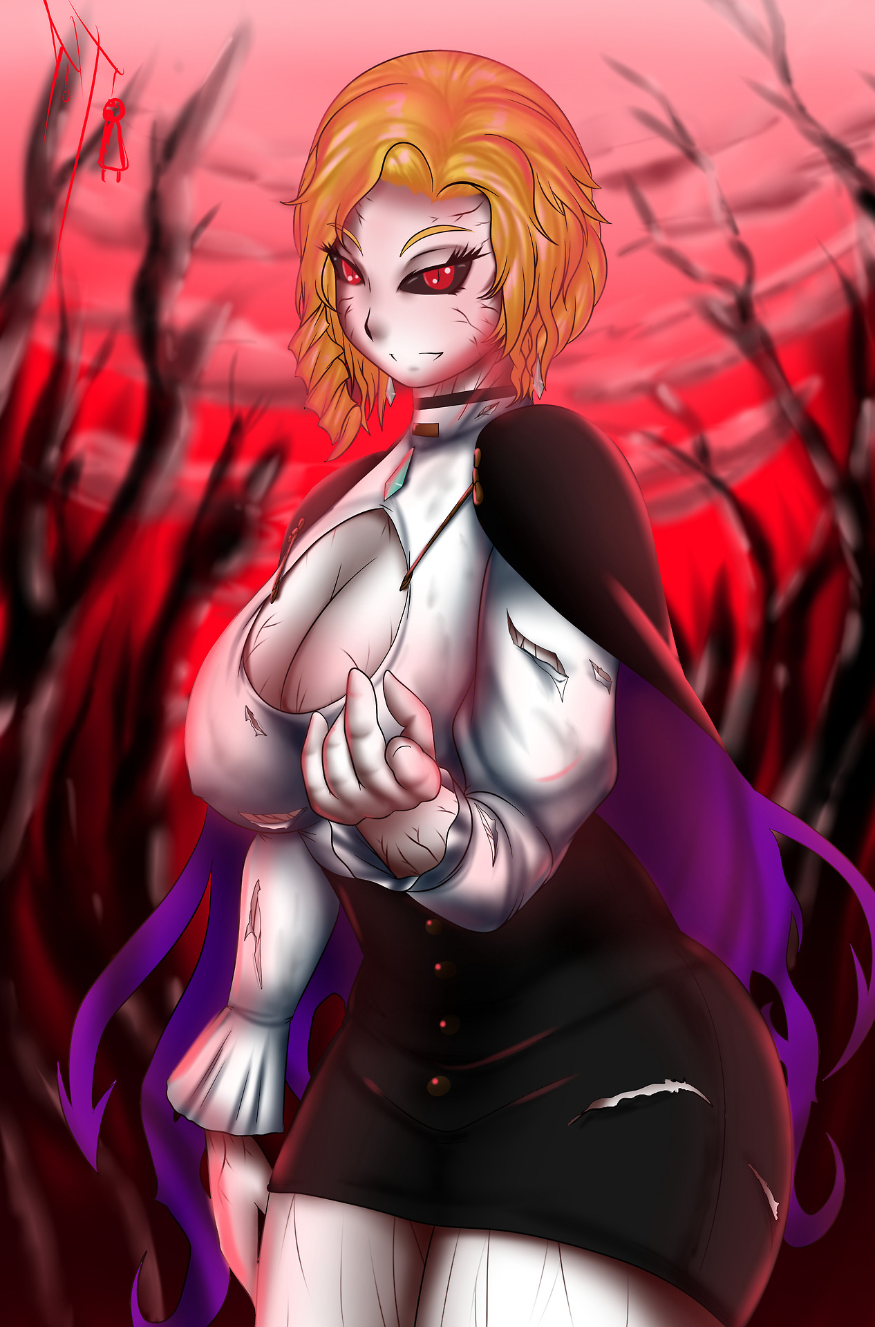19/9/2017 commission for @undeadresearcher14 : grimmified glyndaplease support me