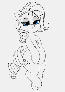 pabbley: Topic was simply - Rarity! Have a fabulous soft horse  =3