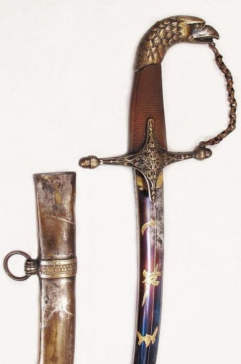 art-of-swords: Marine Officer’s Saber Dated: first quarter of the 19th century Culture: probably Ame