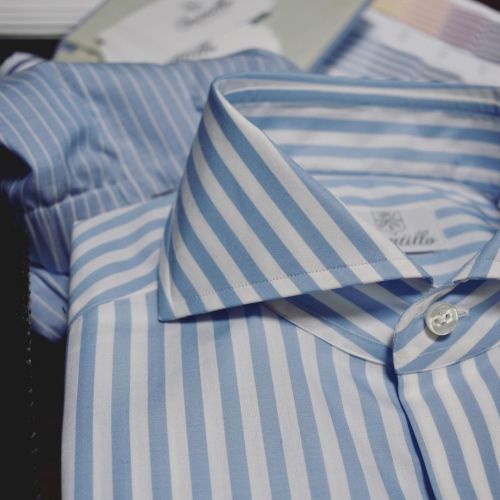 The search for classic italian taste in everyday life ☕️  #santillo1970 #mastershirtmakers  #meetsan