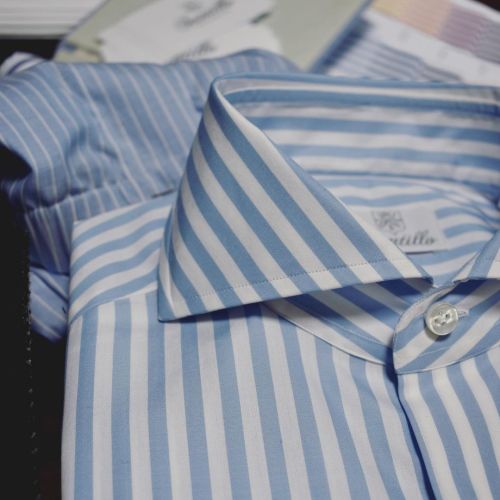 The search for classic italian taste in everyday life ☕️#santillo1970 #mastershirtmakers#meetsan