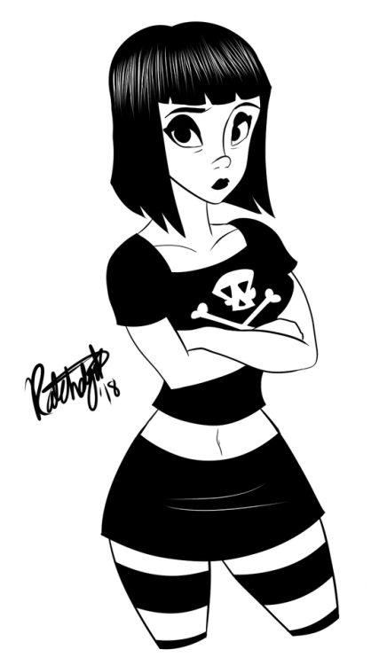  Inktober Day#2 (Tuesday) was Triana Orpheus from The Venture Bros. Easily one of my favorites and I
