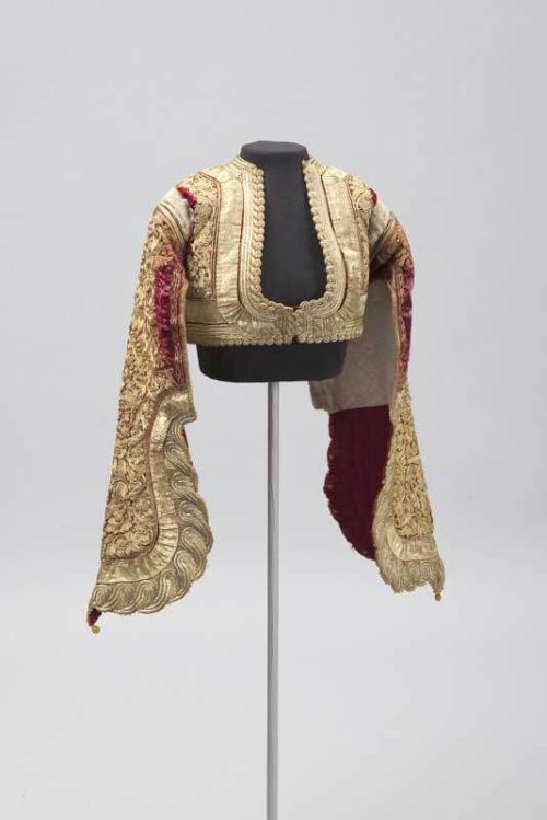 Traditional costume of Corfu (Greece)2. Jacket, 1880-1980, influenced by Ottoman fashions