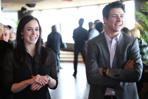 mysticseasons: Tessa and Scott chat with guests before the announcement of the first members of the 