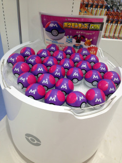 zombiemiki:  Pokeballs for sale at the Tokyo