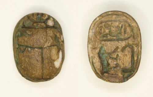 Scarab: Nebmaatra (Amenhotep III), Ancient Egyptian, -1390, Art Institute of Chicago: Arts of Africa