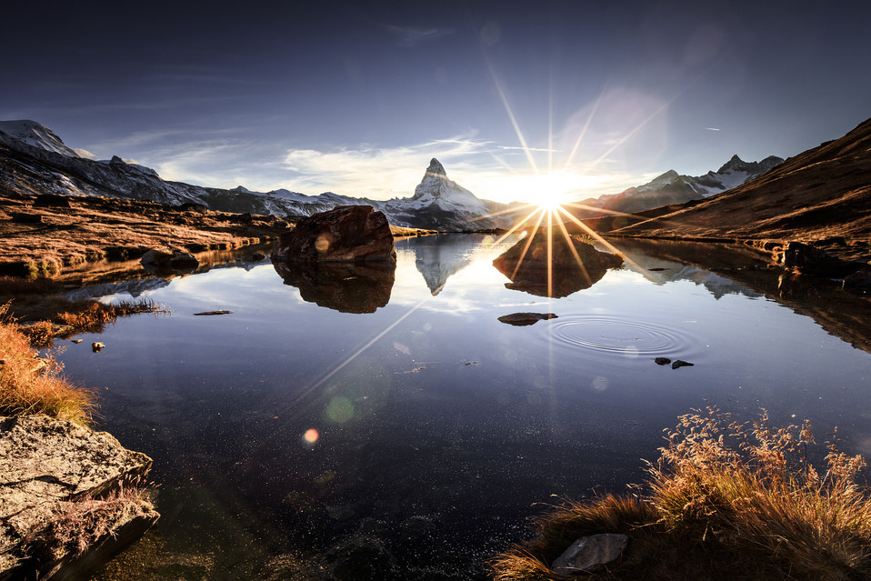 earth-land:  Matterhorn - Switzerland The Matterhorn, the king of mountains, is the