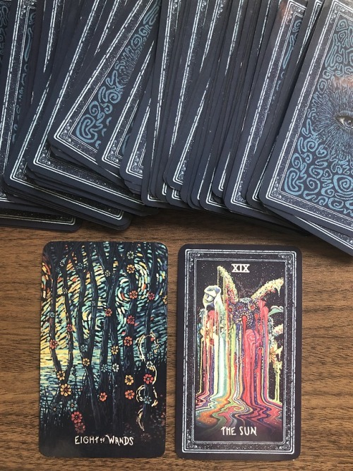 golden-frost: thewitchofthenorse:  daily-tarot:  Two Card Spread laying out a problem and an outcome