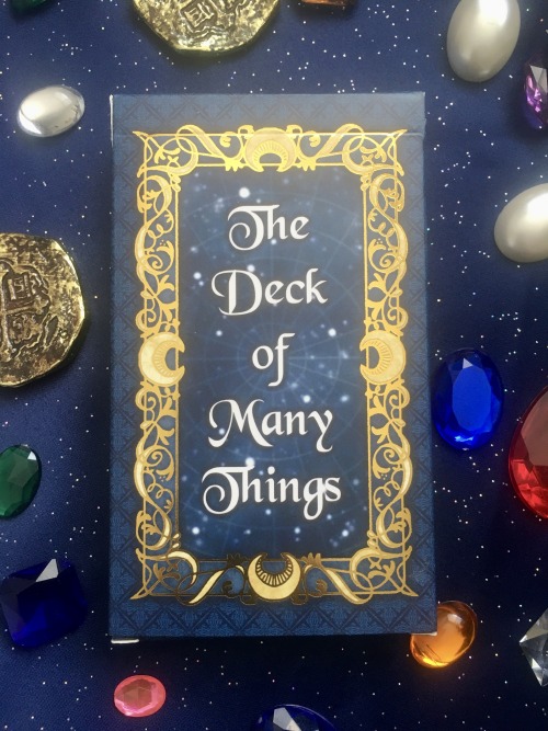 Hey everybody, the new version of The Deck of Many Things is now up on both my regular etsy and my n