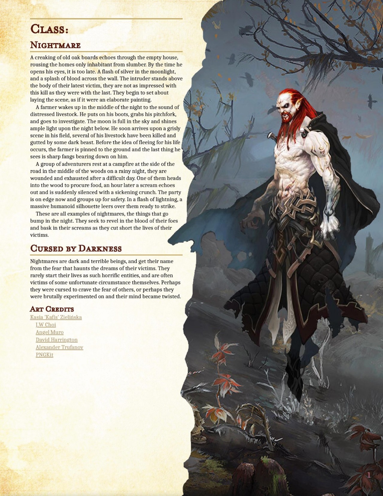 Homebrew material for 5e edition Dungeons and Dragons made by the  community.