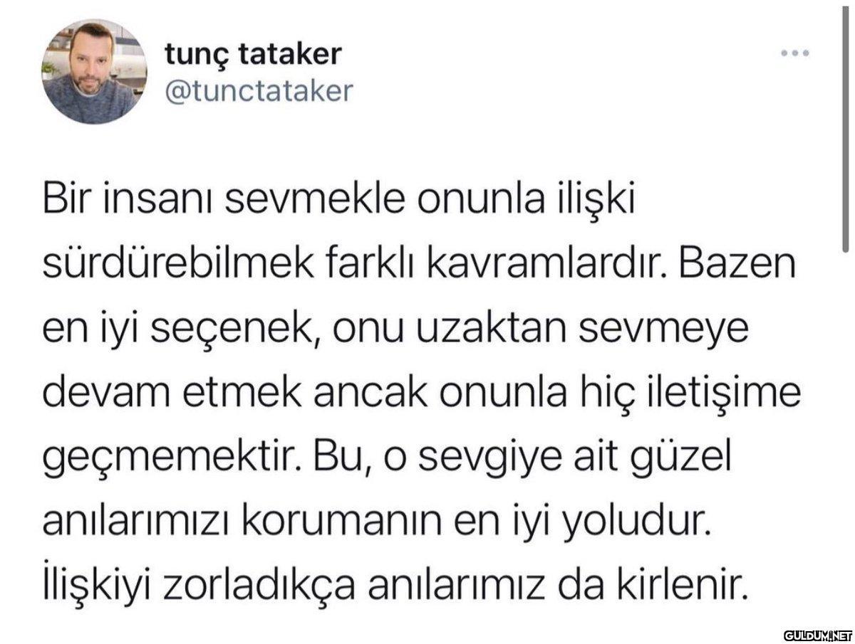 tunç tataker @tunctataker...