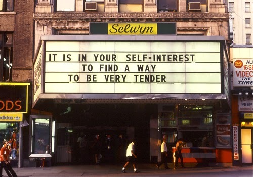 bodddah:  yoaguanto:  Jenny Holzer - SURVIVAL, 1983-1985 (exhibited as part of Creative Time’s 42nd Street Project 1993) “Like the Jenny Holzer pieces, you’ve got a lot of people saying, ‘What the fuck is that? What the fuck is that supposed