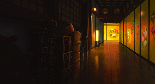 ghibli-collector:Lamplight In The Spirit World - 千と千尋の神隠し (2001)