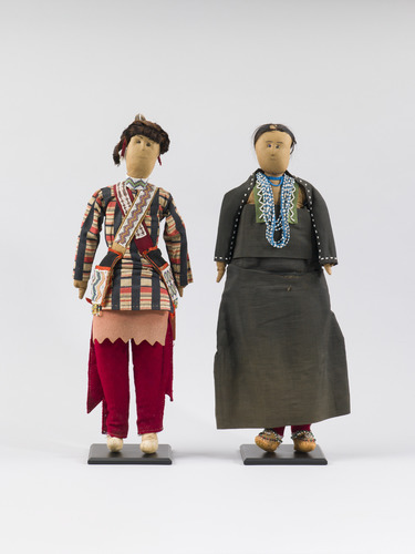 slam-african: Pair of Dolls, Anishinaabe, c.1900, Saint Louis Art Museum: Arts of Africa, Oceania, a