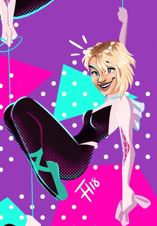 xubsdraws:  Hi I love Spider Gwen 💜💥 