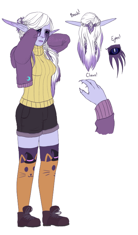 It’s spookytime &gt;:)Almaeth’s outfit for Felwood Frightfest 2021!