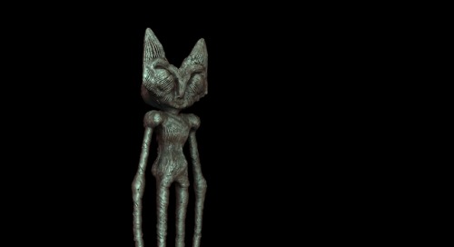 ghostowlattic - cat peep idol, my orig. work