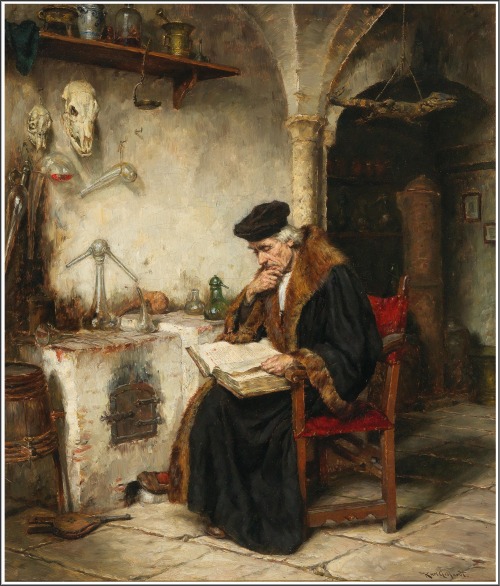 sanctumregnum: Karl Gebhardt (1860–1917), L’Alchimiste.