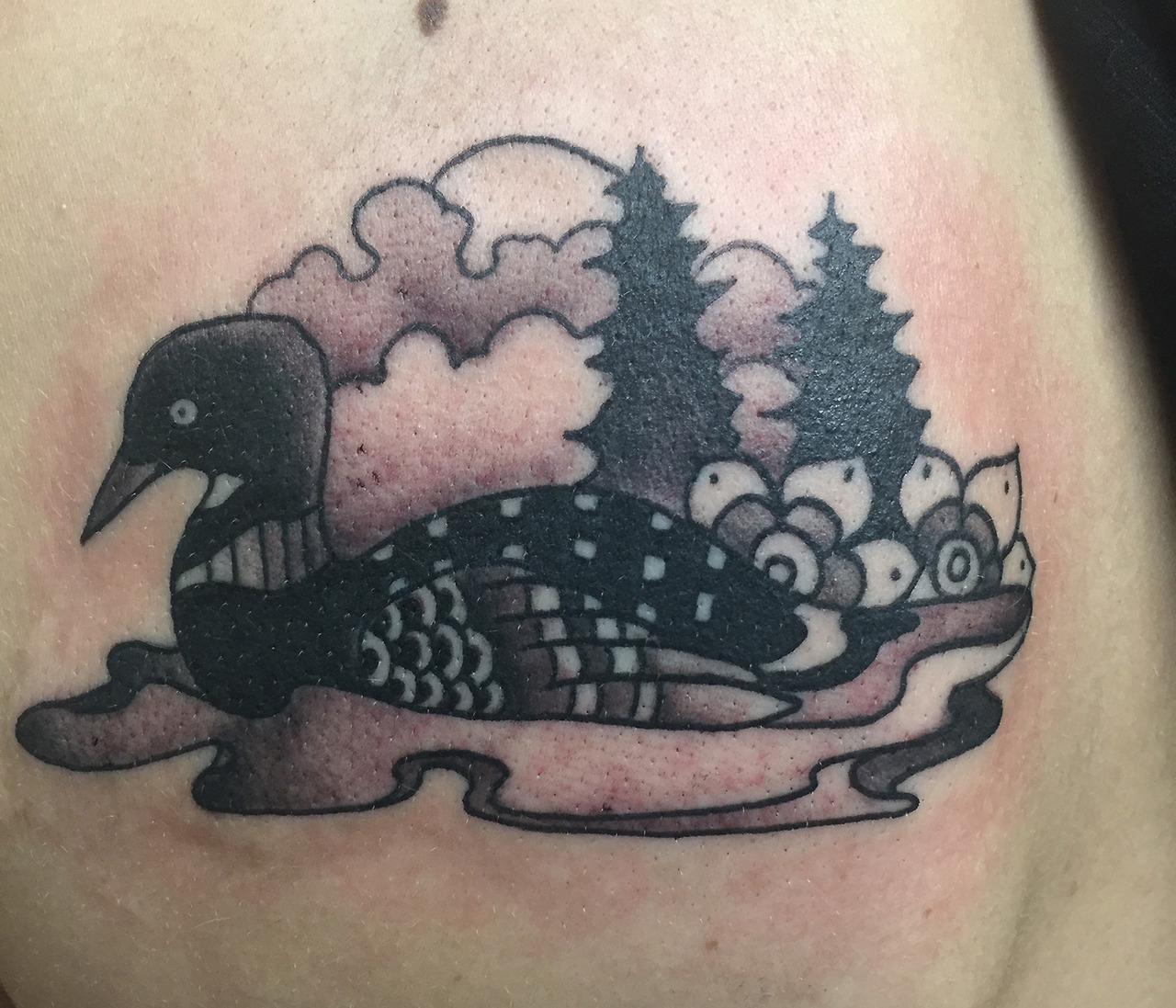 Really fun Loon I got to make Thanks  Voyageur Tattoo Co  Facebook