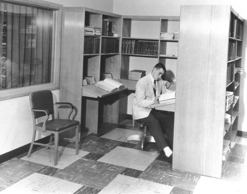 vintagelibraries:Topeka Public Library, ca. 1960.