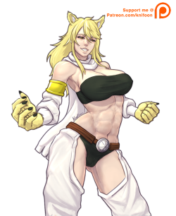 Leone | Akame ga Kill!Colored it! I like how it came out. c:Nude version should be up on my NSFW blog in a bit.As always the Full Res Versions will be available for Patreon Supporters at the end of the month.If you like my work consider following, reblogg