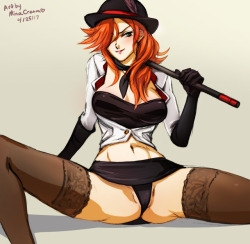 #203 - Roman Torchwick (female version)  Commission meSupport me on Patreon