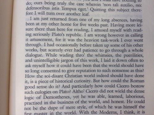 sophisticatenature:sophisticatenature:Jefferson on Plato, in a letter to John Adams. I cannot stop l