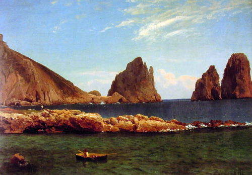 oldpainting: Albert Bierstadt - Capri by irinaraquel on Flickr.