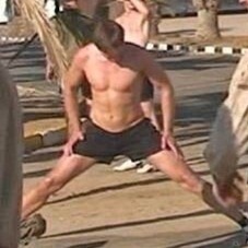 skarsjoy:  Alexander Skarsgård working out before shooting began for Generation