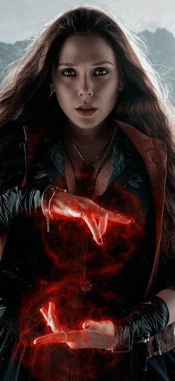 scarlet witch (mcu); simple lockscreen like/reblog | @spearbinsung