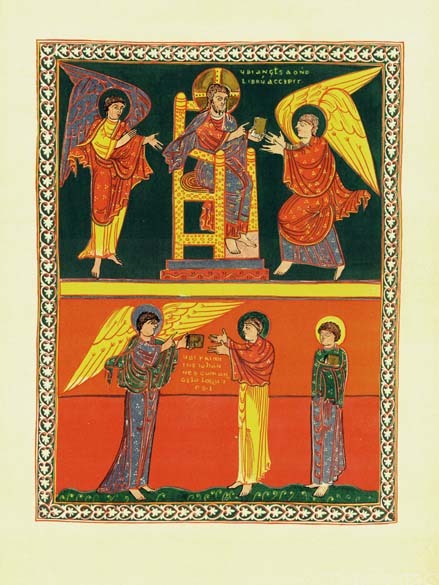 The Saint-Sever Beatus, also known as the Apocalypse of Saint-Sever, French Romanesque illuminated A