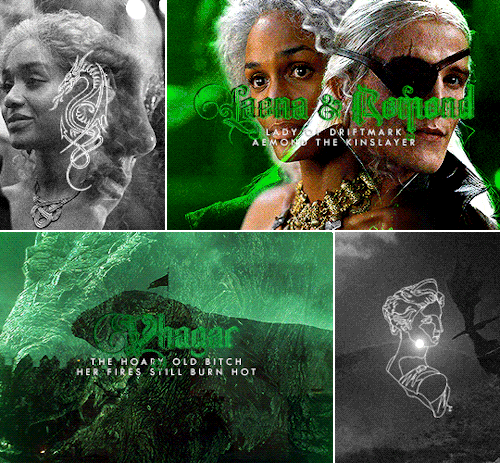 THE DRAGONS AND THEIR RIDERSIn House Of The Dragon (insp.)