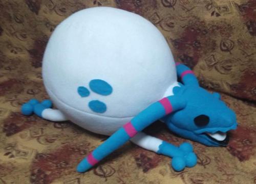Cottonball Lizard Plush :)